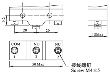 Micro Switch XZ 15HW52 B 4